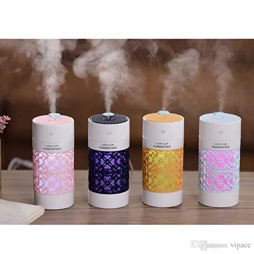 Air Purifier Humidifier with 7 LED