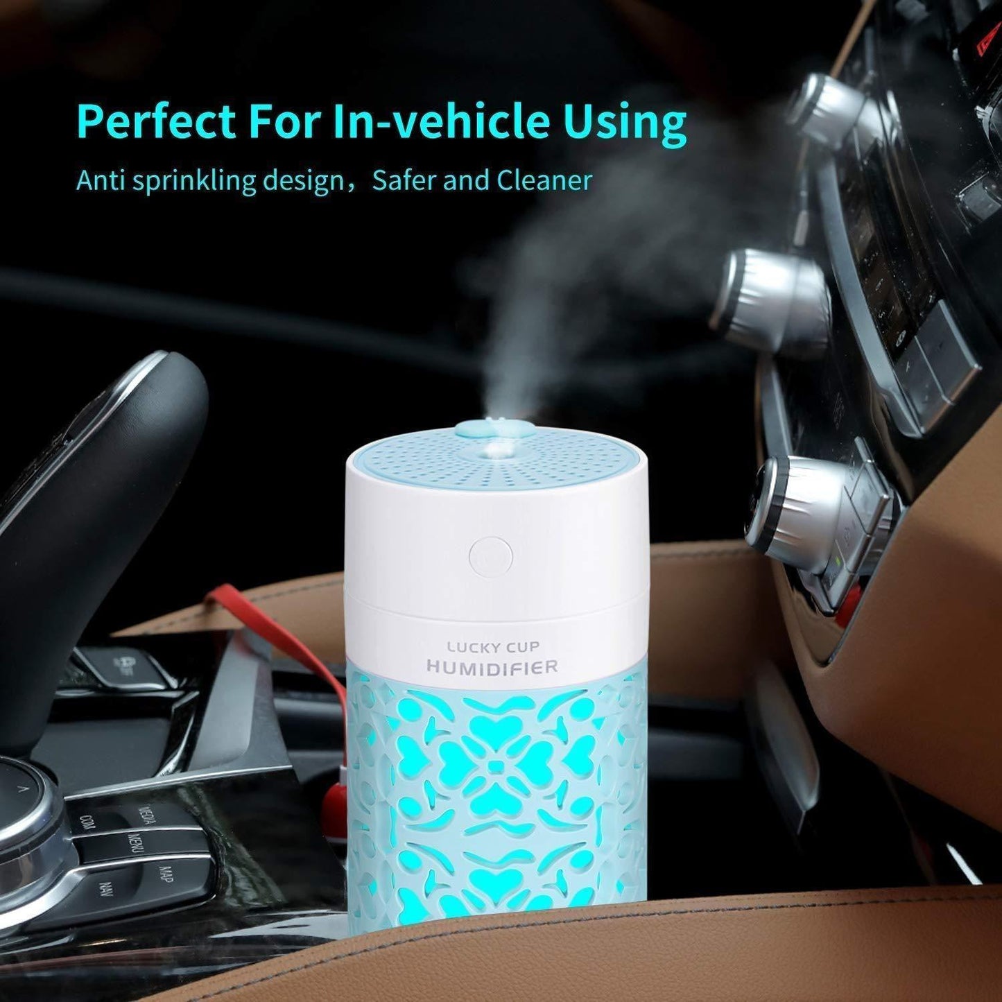 Air Purifier Humidifier with 7 LED